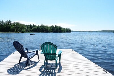 Cabaña actualizada frente al lago en un entorno tranquilo - Lago Damariscotta