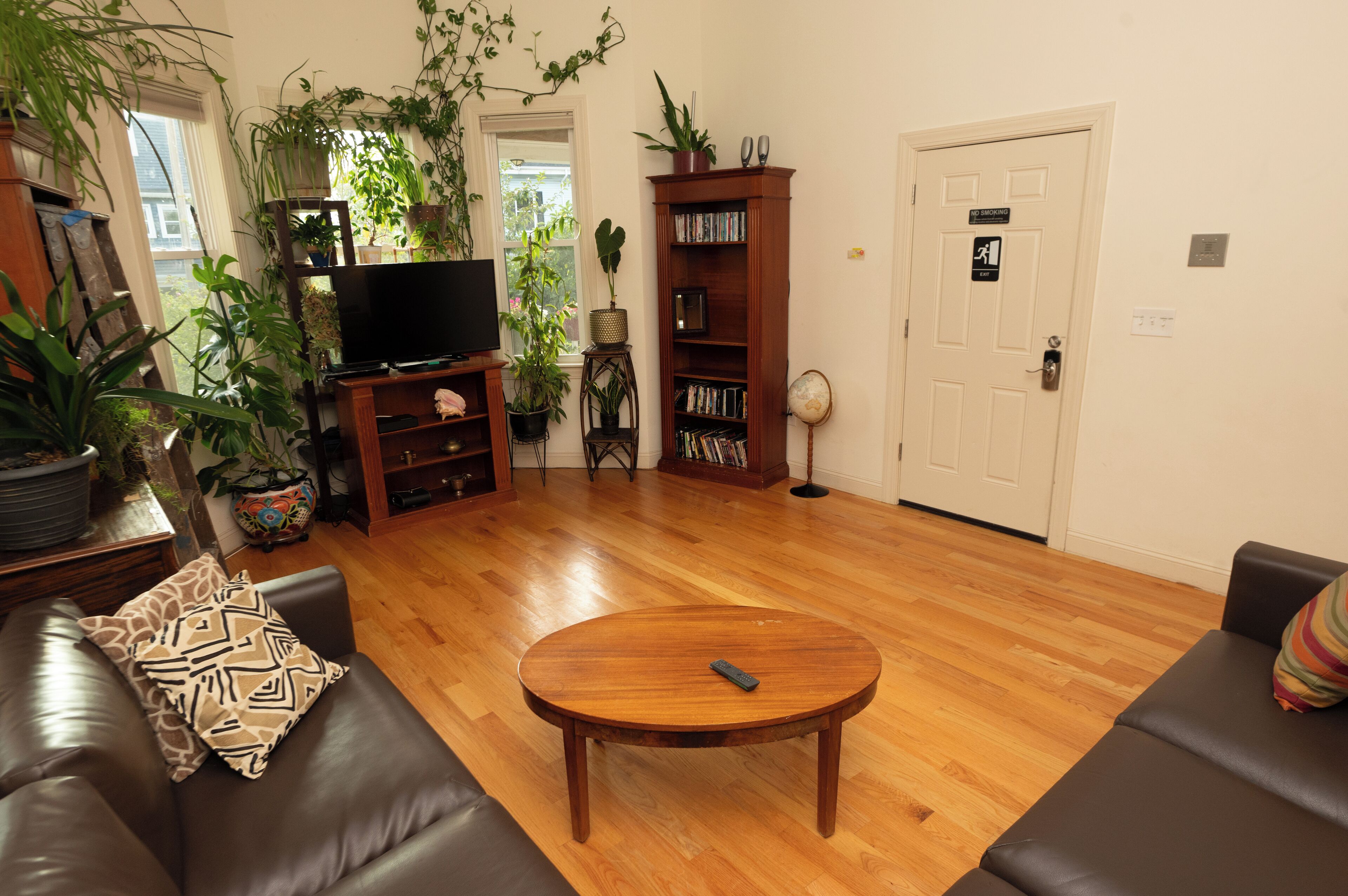 Een smart-tv, Netflix, een dvd-speler en boeken