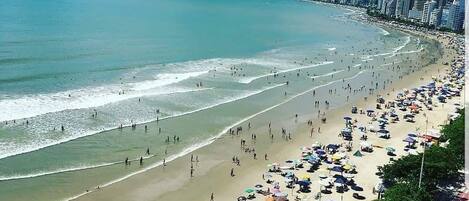 Beach nearby, sun loungers