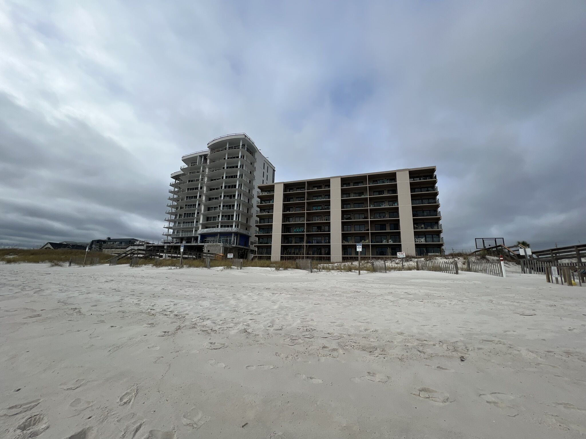 November 2022 - New luxury condo building next door does not obstruct views