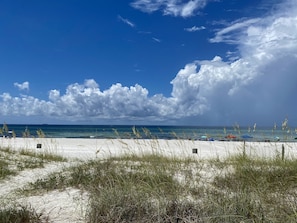 On the beach