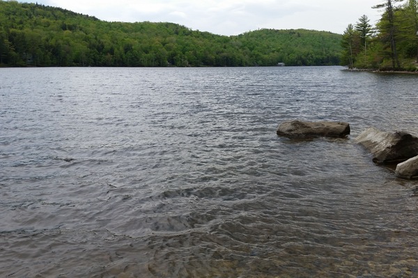 View of the lake at public access