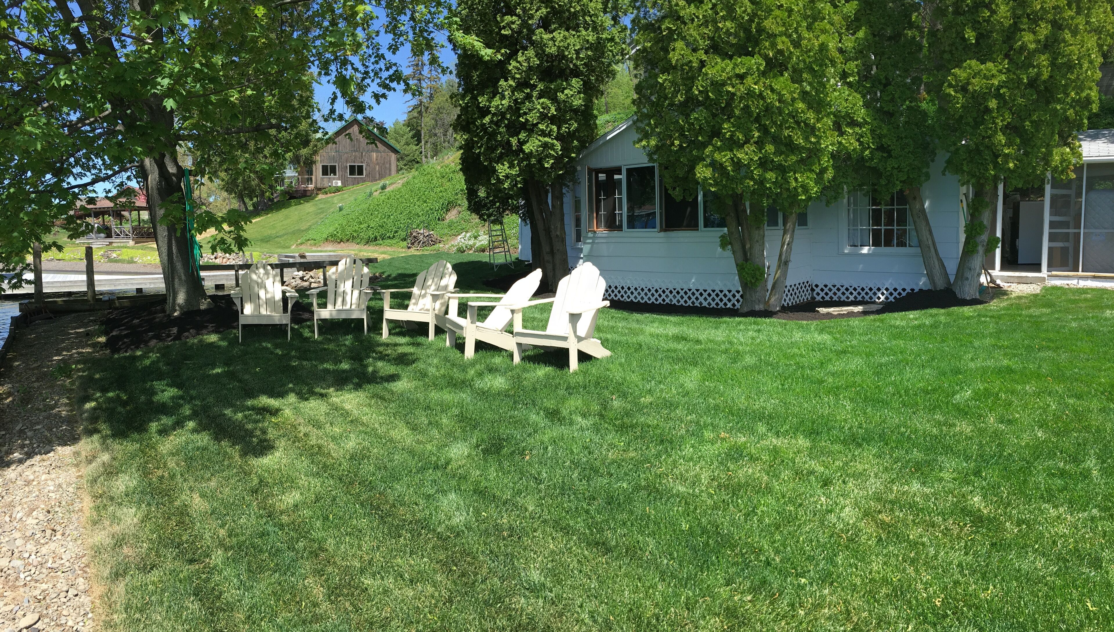 Charming new lakefront rental with beautiful sunsets on the east side of Keuka