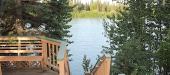 Right on the Kenai River! Comfortable condo great for fishing or sightseeing