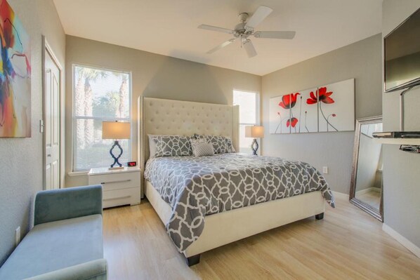 2 soveværelser, strygejern/strygebræt, gratis Wi-Fi, sengetøj