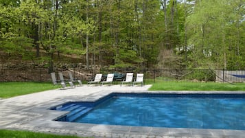 Udendørs pool, opvarmet pool