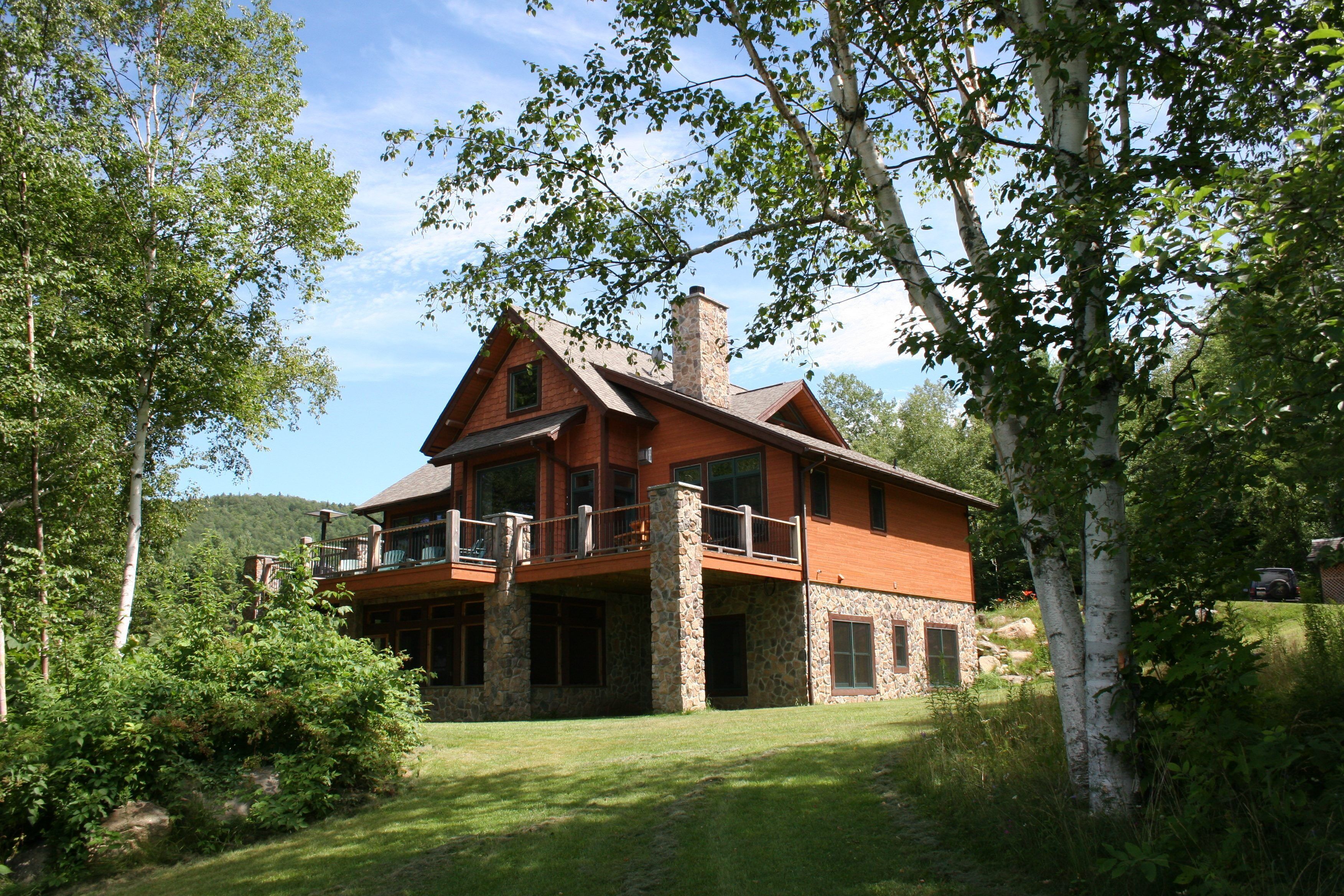 Secluded Hillside Home With Views of Whiteface