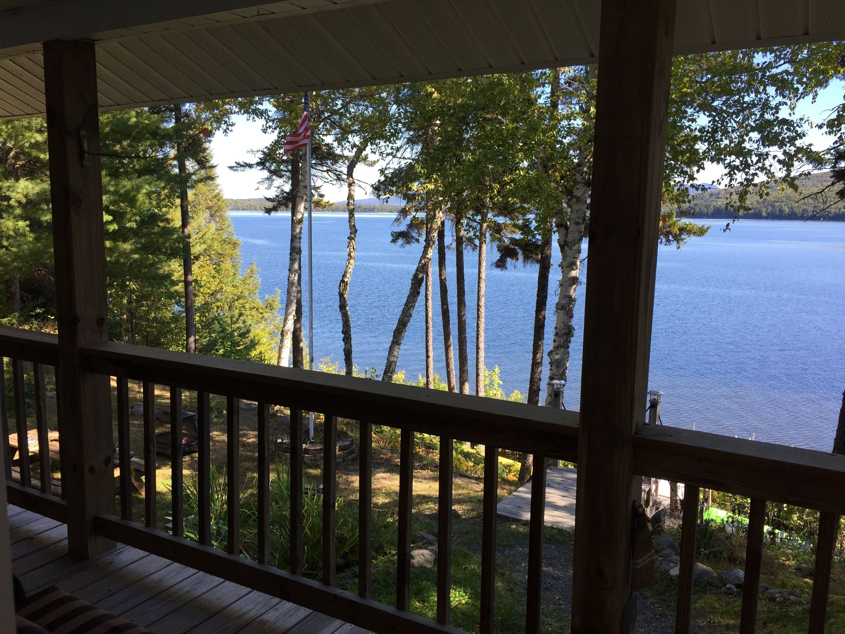 View from deck