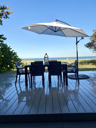 Enjoy true beachfront living where the Atlantic Ocean is your backyard! Paradise