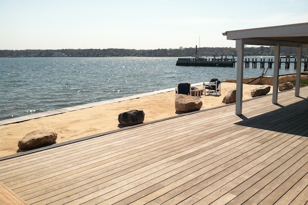 Private Beach with Fire Pit