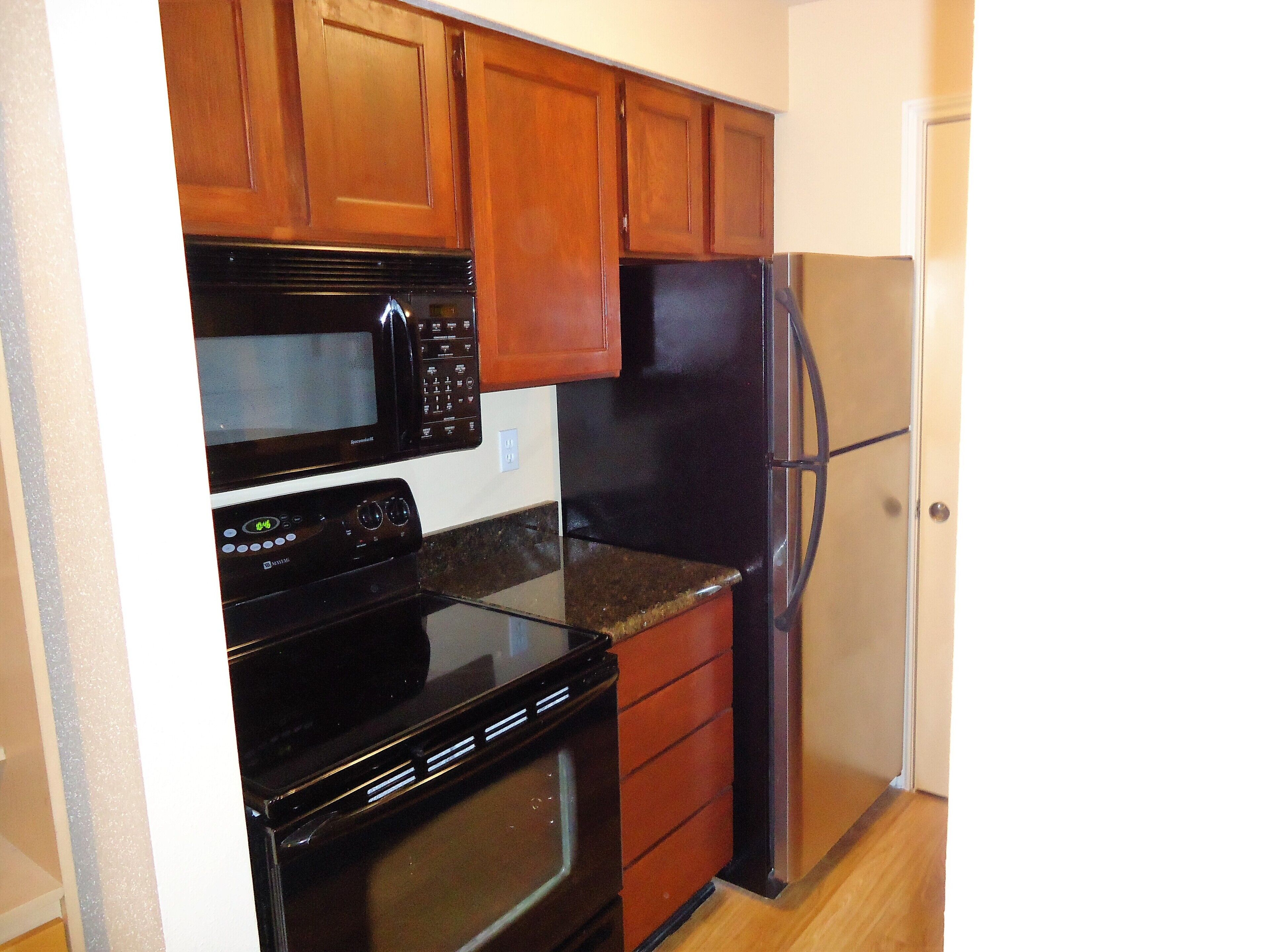 Newly remodeled condo, great location. Gated property w/assigned covered parking