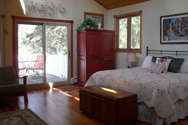 Enjoy your morning coffee on the deck after a great night's sleep