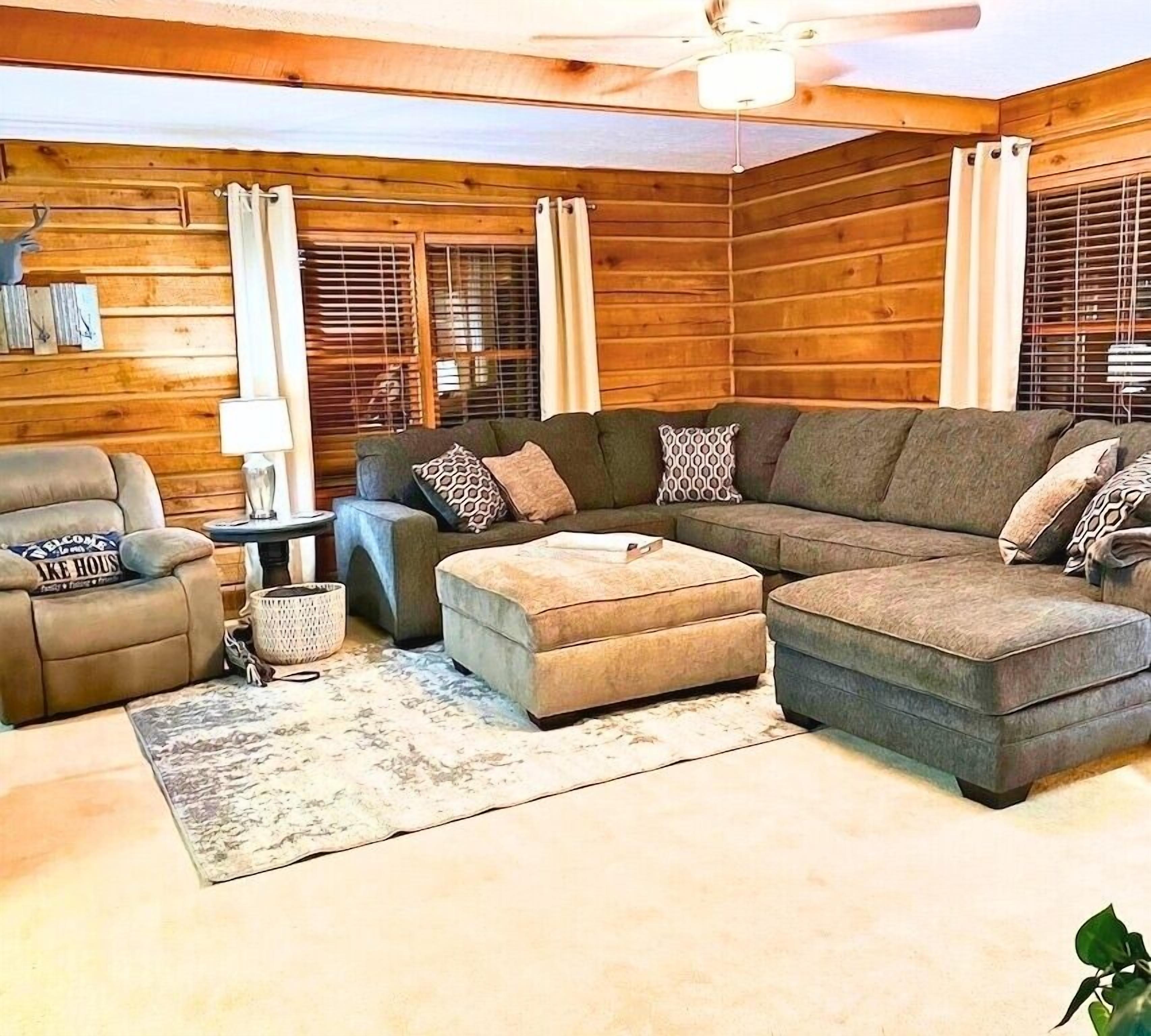 Log House with Lakefront Access and Private Dock on Norris Lake