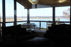 Awesome views looking out from the living room