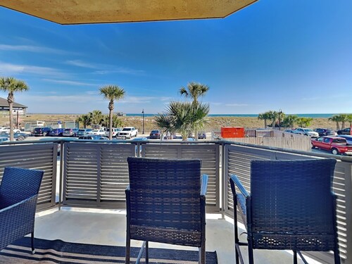 Modern Oceanfront Condo Just Steps To The Beach + Pier!