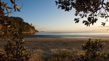 Vlak bij het strand