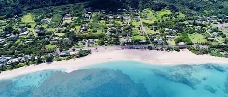 Vlak bij het strand, strandlakens