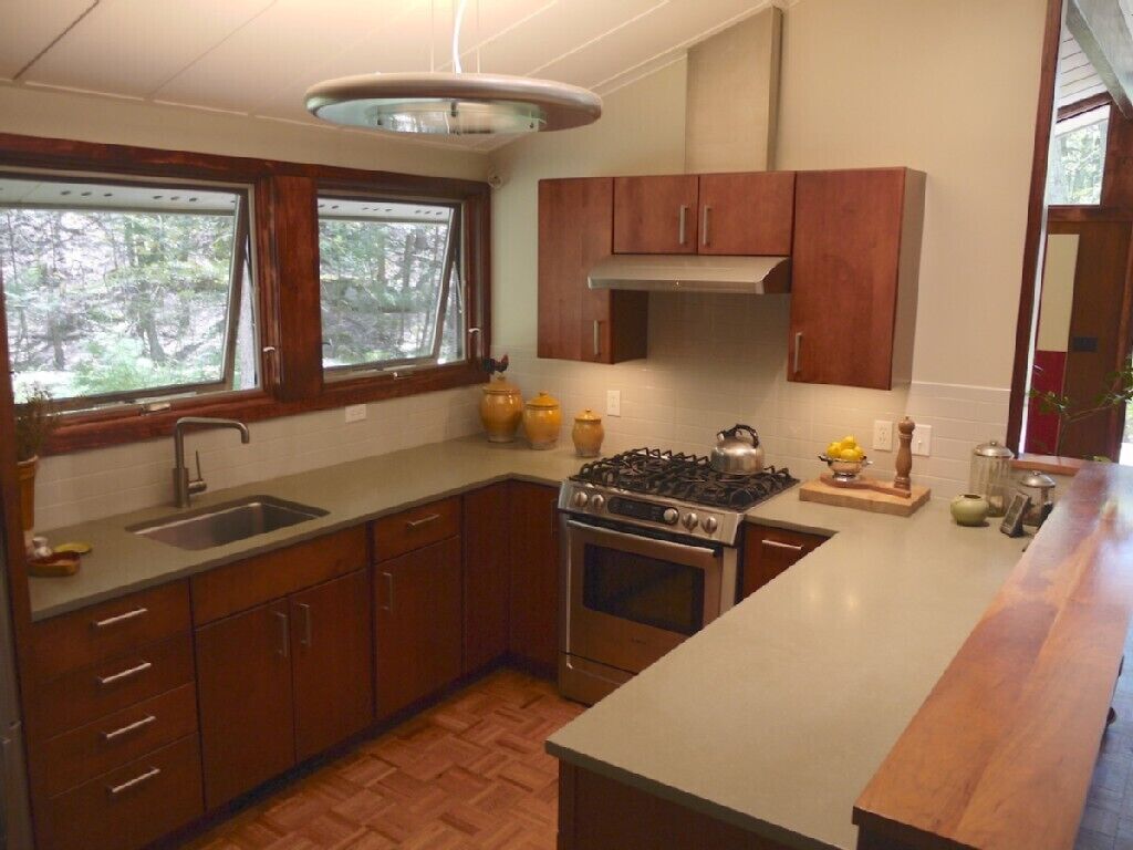 Waterfront Mid-century Modern Gem Surround by Forever Wild Land