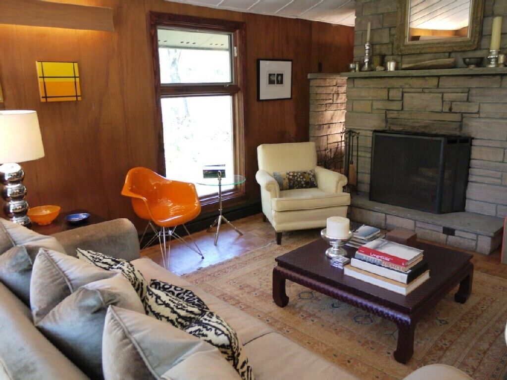 Waterfront Mid-century Modern Gem Surround by Forever Wild Land