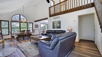 Smart TV, fireplace, video games, Netflix
