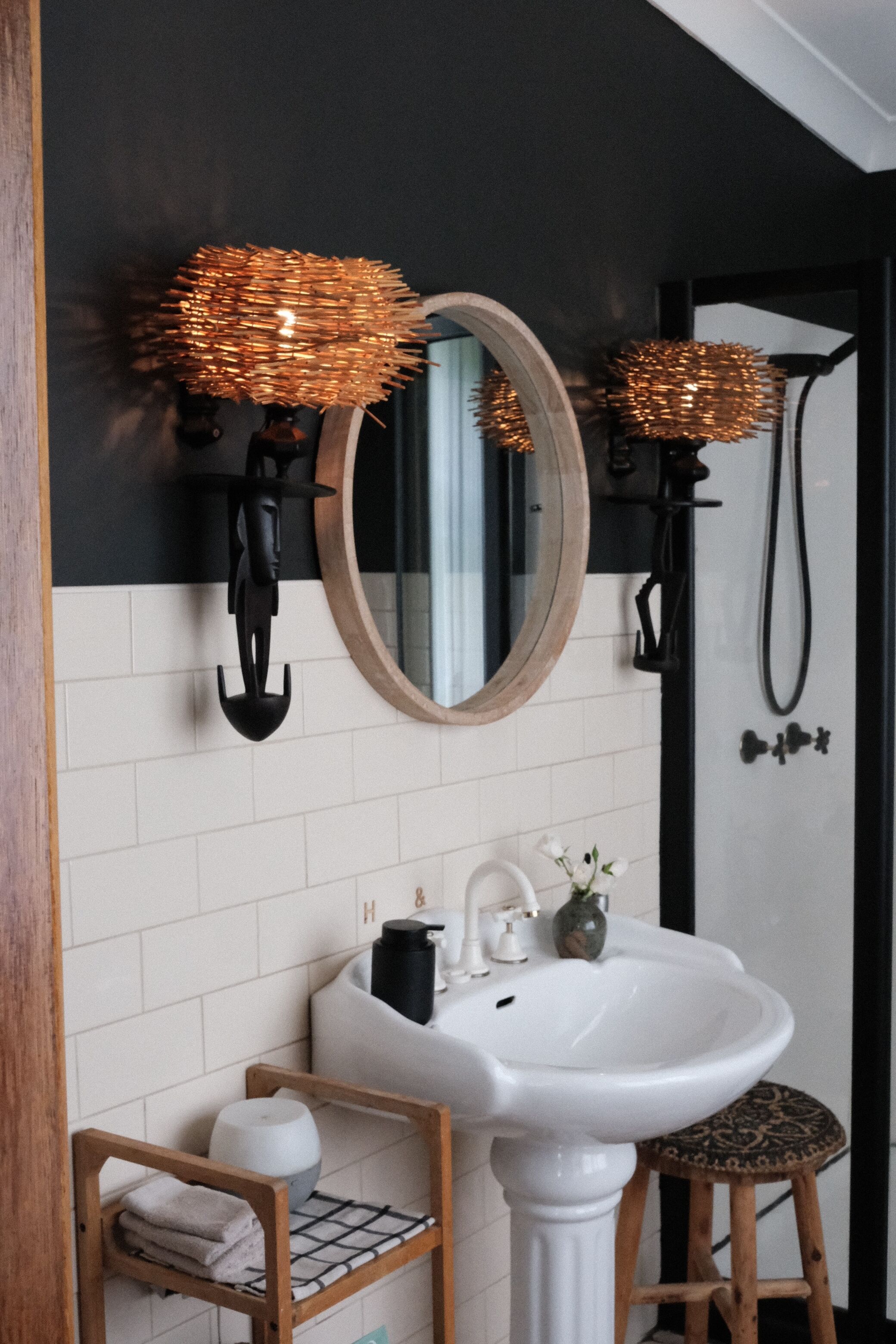 Eco-friendly toiletries, hair dryer, towels, soap