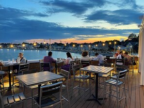 Outdoor dining - Gorgeous Oceanfront Penthouse (Swampscott)