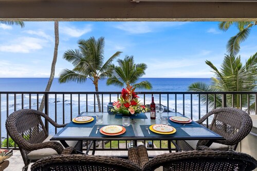 Direct Oceanfront Condo with AC, Amazing Sunsets, Tide Pools, Turtles & Surfers