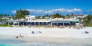 Sun-loungers, beach towels