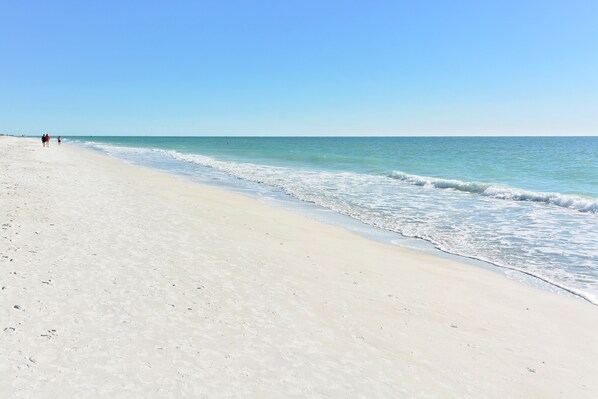 Sun-loungers, beach towels