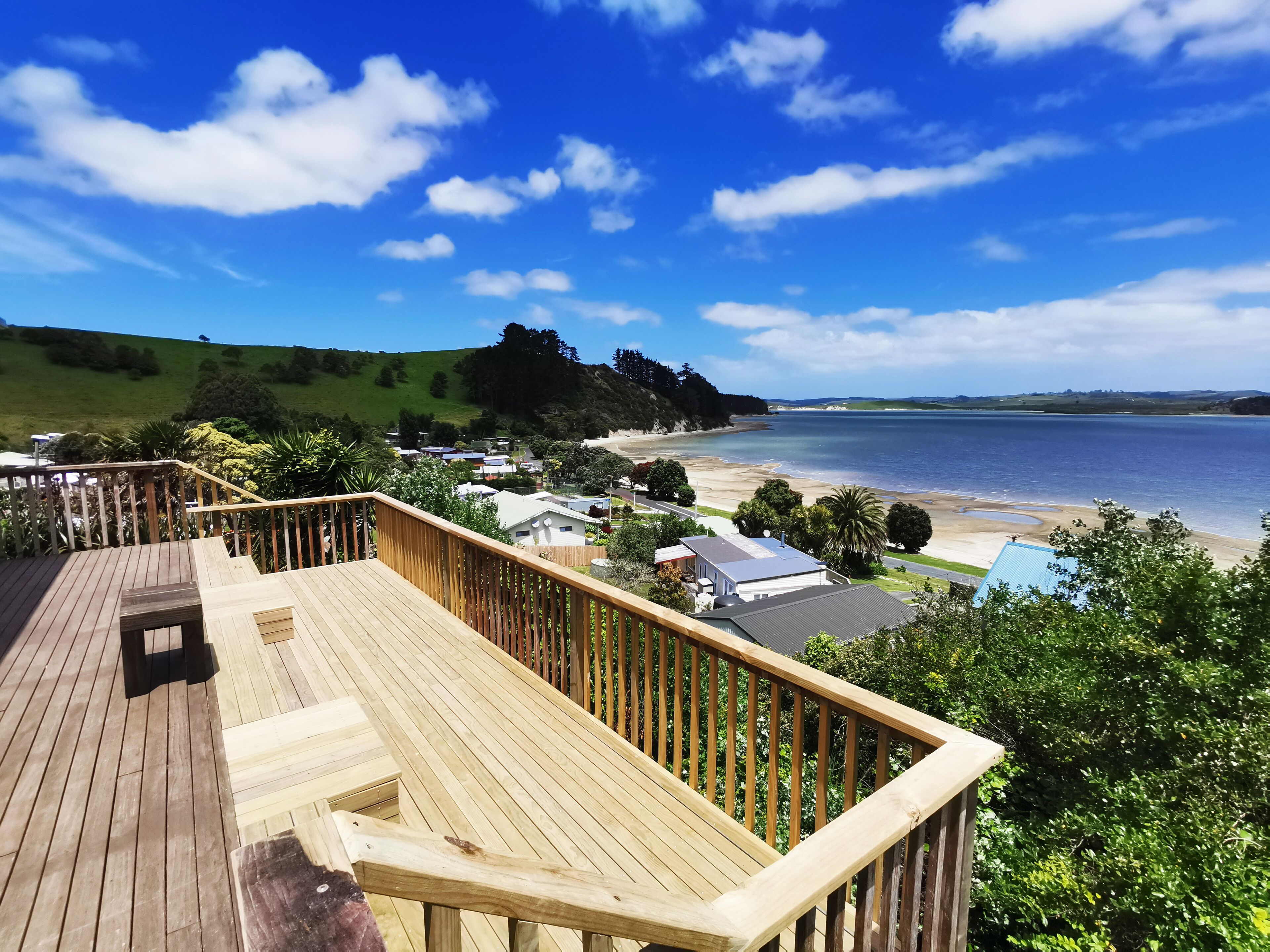 View from the rear Deck