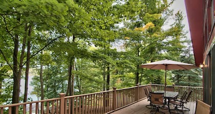 Lake Wallenpaupack Lakefront w / Dock - capacidad para 14