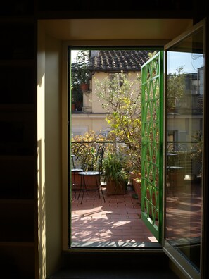 Interior - The Terrace!!Gorgeous apartment with unique terrace on Campo de Fiori old Rome (Rome)