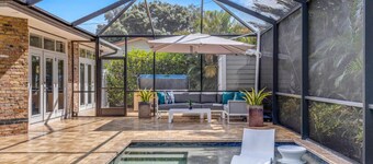 Nydelig privat hjem med et fantastisk oppvarmet basseng 