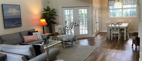 智能电视、DVD 播放器、书、音乐库