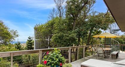 Escape to this FIRE ISLAND PINES BEACH HOME with Heated Salt Water Pool