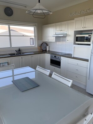 Fridge, microwave, oven, stovetop - Spectacular Ocean views from this perfect updated 60's Beach House (DALMENY)