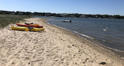 Steps to the Beach in East Falmouth, PET FRIENDLY & clubhouse heated pool.