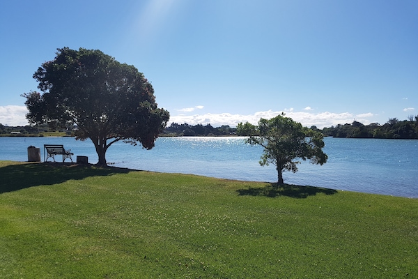 Plenty of flat land to park the car and boat