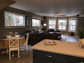 Smart TV, DVD player, books