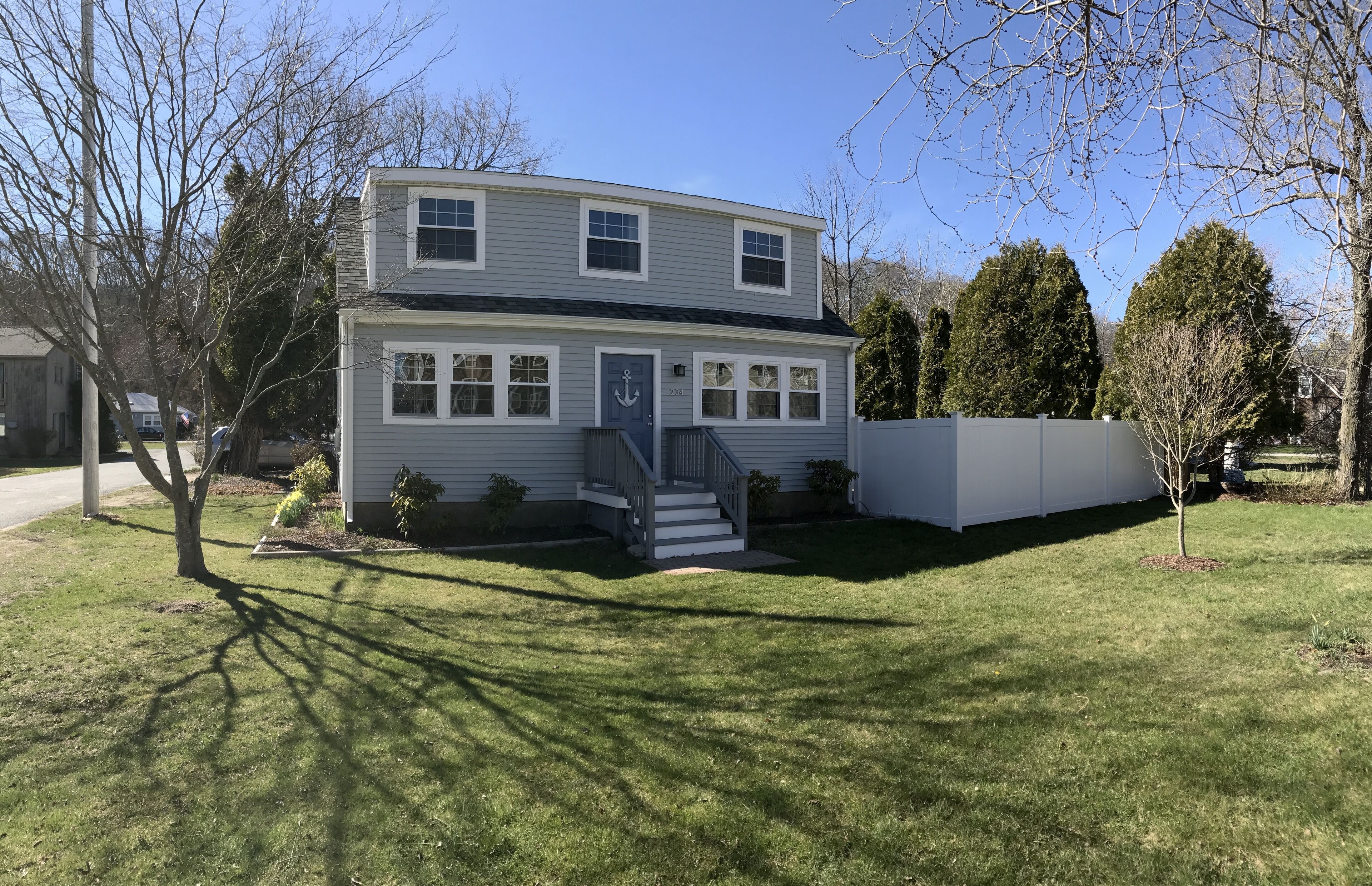 New beautiful home just steps from the Narrow River.