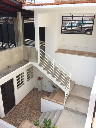 In the heart of down town Puerto Vallarta, quiet 1 BR condo.