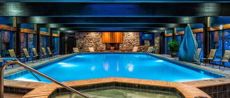 Indoor pool, outdoor pool