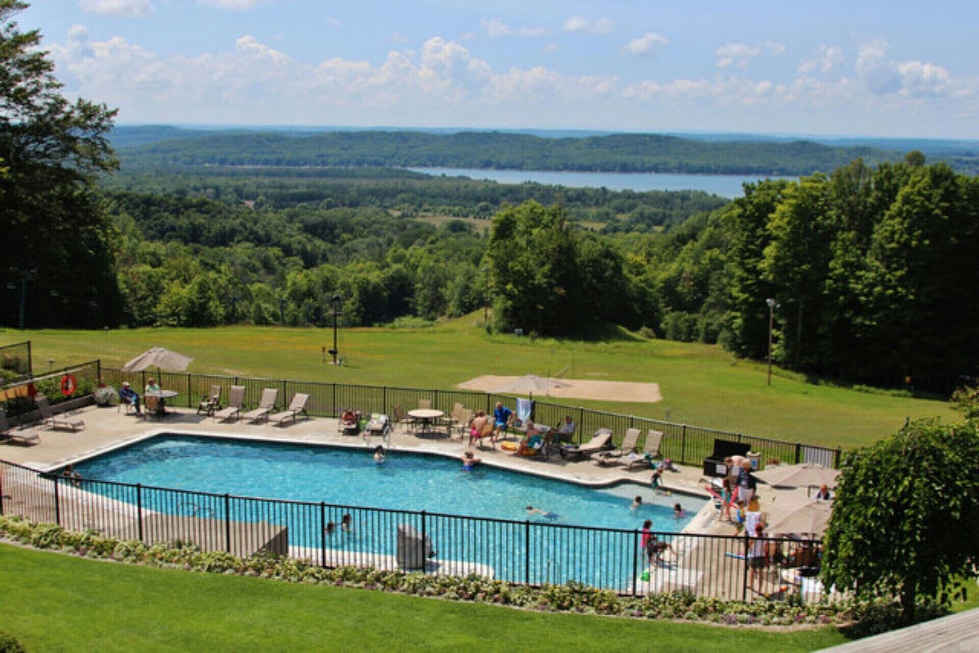 Indoor pool, outdoor pool