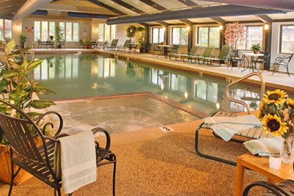 Indoor pool, outdoor pool