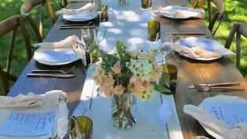 屋外バンケット スペース