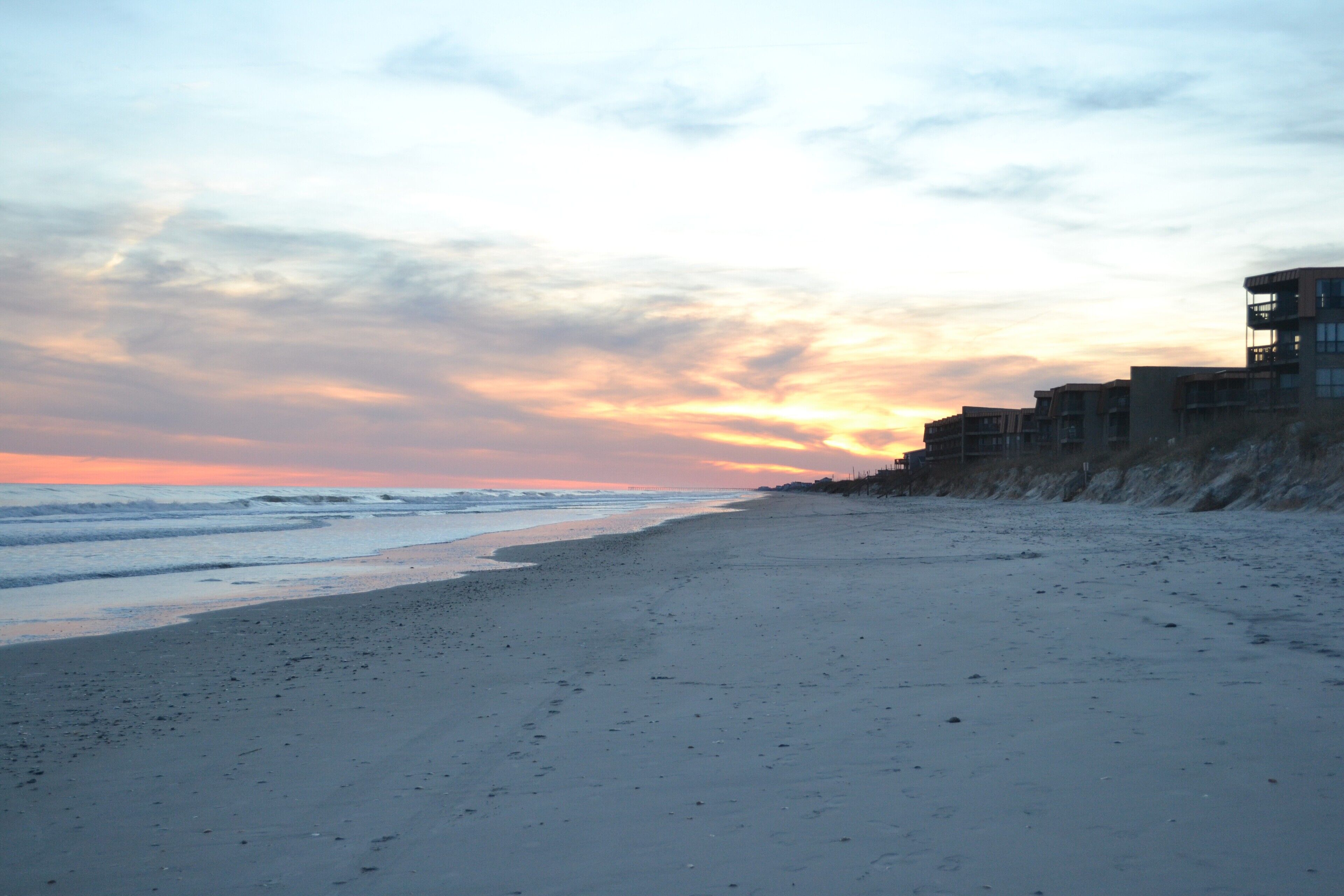 On the beach