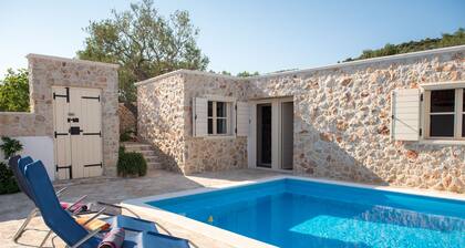 The picturesque stone holiday house with private pool