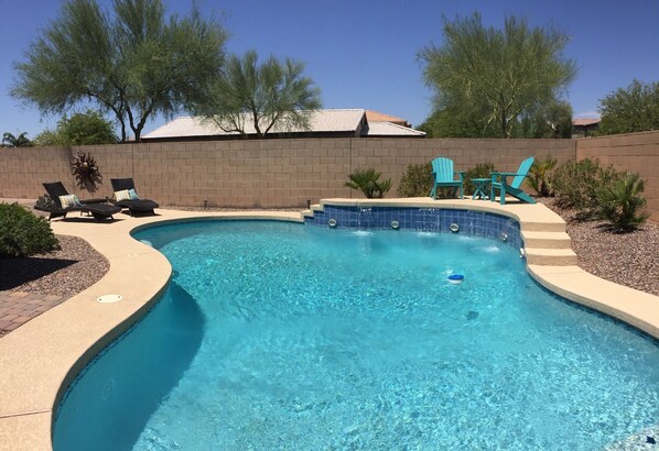 Pool - Oasis Pool and Backyard!  Johnson Ranch Golf Course  (San Tan Valley)