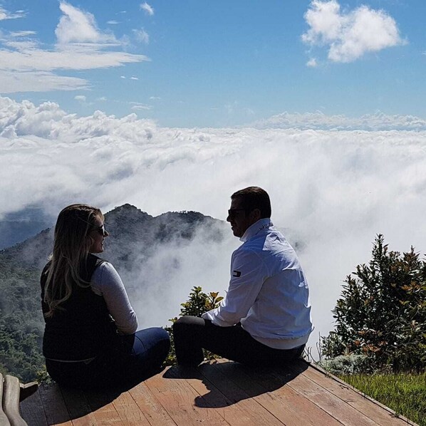 Blick von der Unterkunft