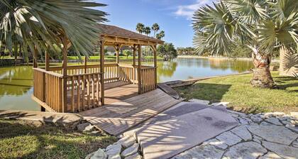 ¡NUEVO! Waterfront Harlingen Home w / Pool, Spa & Gazebo
